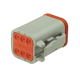 Deutsch DT06-6S-C015 - 6 Way Plug Deutsch DT-Series with Reduced Dia. Seal (E-Seal)