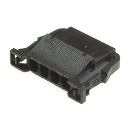 4D0 972 704 - 4 Way Unsealed Female Connector 2.8 mm, (VW restricted)