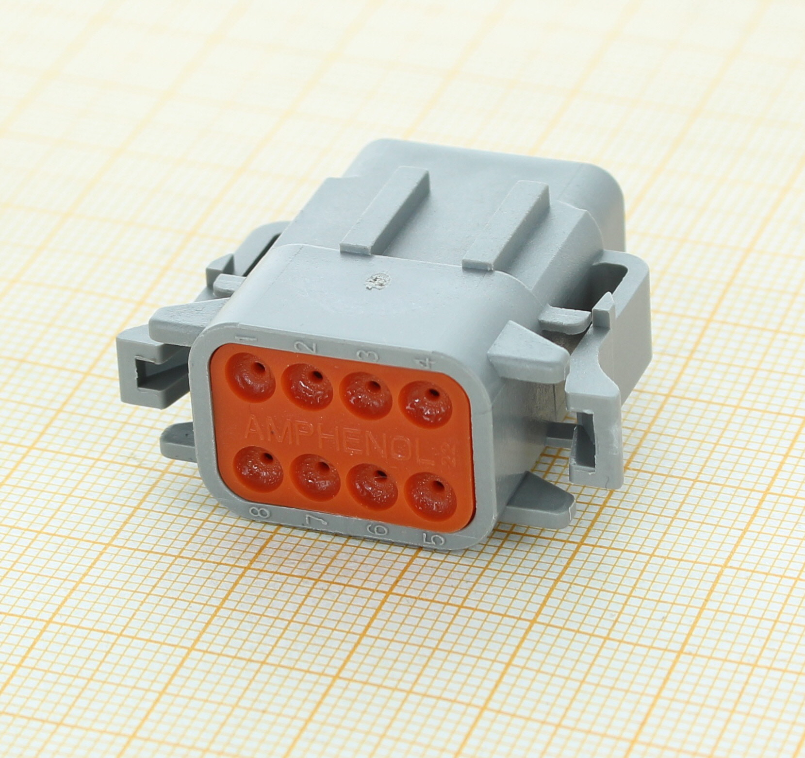 Amphenol ATM06-08SA - 8 Way Plug Deutsch ATM Series