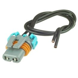 Vormontierter Delphi 12059181 -  2-poliger  grauer Metri-Pack 280 gedichteter Stecker mit Kabel