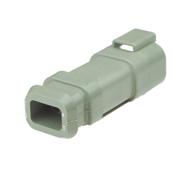 Deutsch DT04-4P-E008 - 4 Way Receptacle Deutsch DT-Series with Shrink Boot Adapter