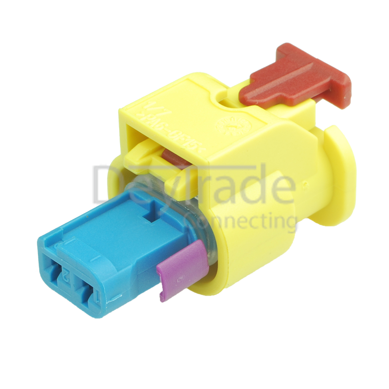 4H0973323 - 2 Way Sealed Fem. Connector 1.2 mm with CPA, 1-row, Cod. C, Variant I, (VW restr.)