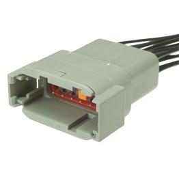 DTM04-12PA-PT - Full assembled 12 way receptacle DTM serie