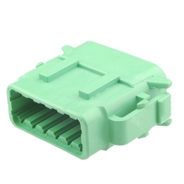 Deutsch DTM06-12SC - 12 way green plug Deutsch DTM Series, Coding C