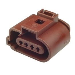 6Q0973704A - 4 Way Sealed Female Connector 1.5 mm, 1-row, Coding III, (VW restricted)