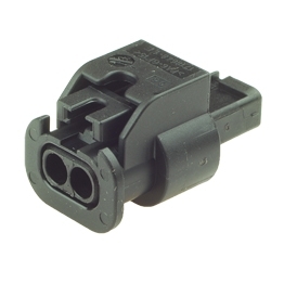 Tyco 1-1670916-1 - 4H0 973 702 A - 2 Way Sealed Fem. Connector 1.2 mm, 1-row, Cod. A, Variant I, (neutral)