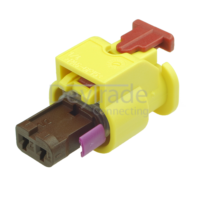 5K0973323 - 2 Way Sealed Fem. Connector 1.2 mm with CPA, 1-row, Cod. B, Variant I, (VW restr.)