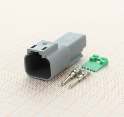 DeyTrade DT04-2P-Kit - Deutsch Kit: 2 Way Receptacle Deutsch DT-Set