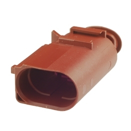 1J0 973 822 A - 2 Way Sealed Male Connector 2.8 mm, 1-row, Coding II, (neutral version)