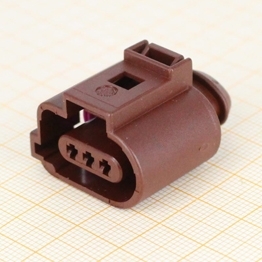 3B0973703A - 3 Way Sealed Female Connector 1.5 mm, 1-row, Coding II, (neutral)