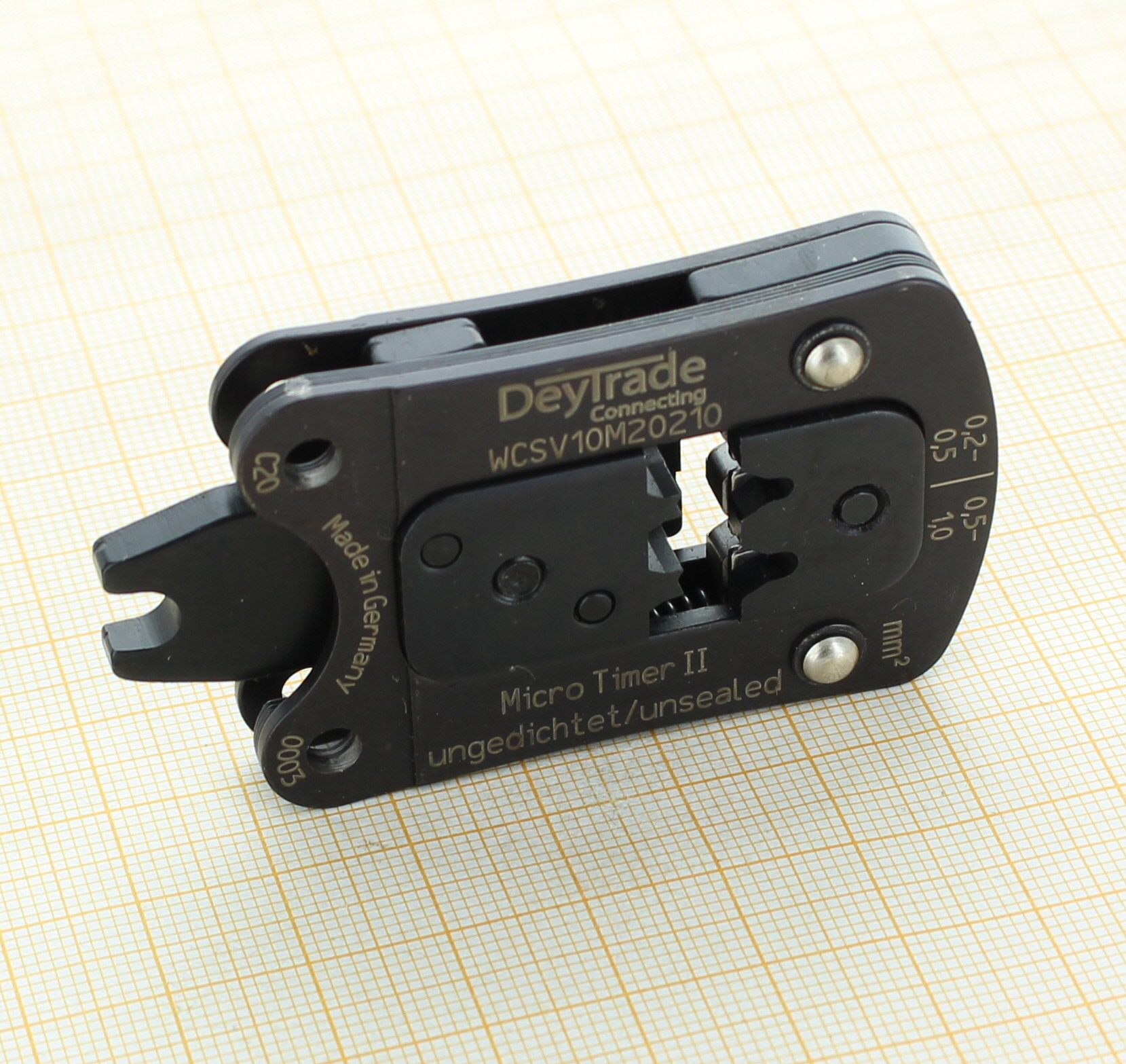 WCSV10M20210 - Crimpeinsatz CSV10 fuer TE Micro Timer II ungedichtet 0.2 - 1.0 mm2