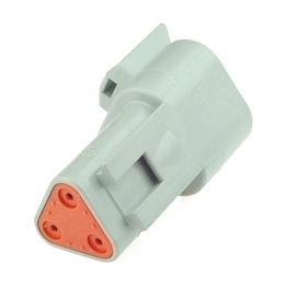 Deutsch DT04-3P - 3 way pin receptacle Deutsch DT Series