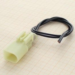 10010891-PT - Full assembled 2 Way Sealed SLK 2,8 Natural Male Connector with passive TPA, without CPA, Coding B