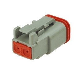 Deutsch DT06-2S-C015 - 2 Way Plug Deutsch DT-Series with Reduced Dia. Seal (E-Seal)