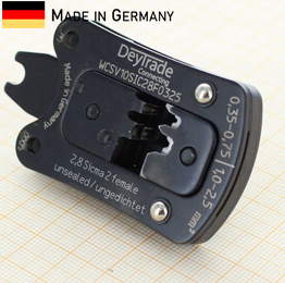 WCSV10SIC28F0325 - Crimpeinsatz CSV10 Sicma 2 2.8 mm weibliche Kontakte ungedichtet 0.35 - 2.5 mm2