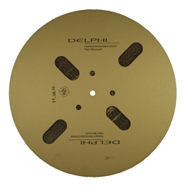 Delphi 15363932 - Maennlicher gedichteter verzinnter Stiftkontakt Metri-Pack 280 Serie, Kabelquerschnitt 1.00 - 2.50 mm2 (Spule zu 3500 Stueck)