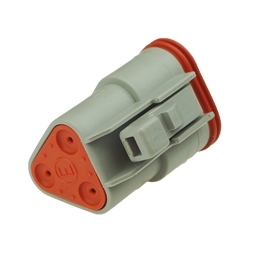 Deutsch DT06-3S-C015 - 3 Way Plug Deutsch DT-Series with Reduced Dia. Seal (E-Seal)