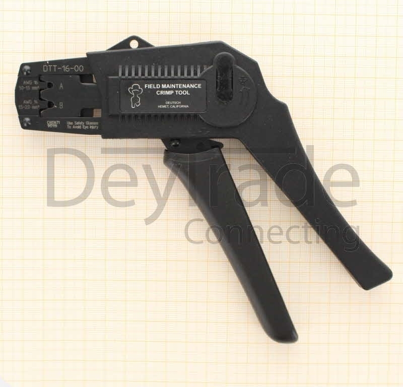 Deutsch DTT-16-00 - Crimptool for Stamped & Formed Male and Female Contact Deutsch Size 16 (DT-Terminals) (AWG 14-16)