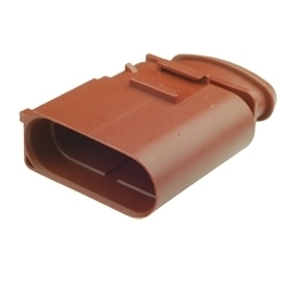 1J0973824A - 4 Way Sealed Male Connector 2.8 mm, 1-row, Coding II, (neutral)